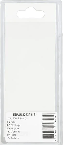 Kramp - KRAUL1223P01B - Bulb 12V x 21W, BAY9s (1)