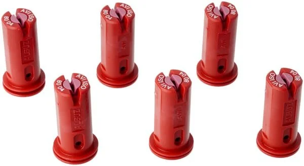 Kramp - KRAVI8004P06B - Sprayer Nozzle Red 80° (6)