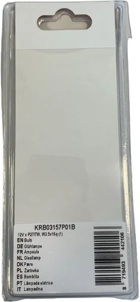 Kramp - KRB03157P01B - Bulb x P27/7W, W2.5x16q (1)