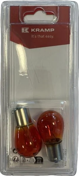 Kramp - KRB1219P02B - Bulb x PY21W, BAU15s (2)