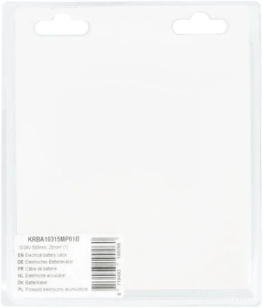 Kramp - KRBA10315MP01B - Electrical Battery Cable 12/24V 500mm, 25mm² (1)