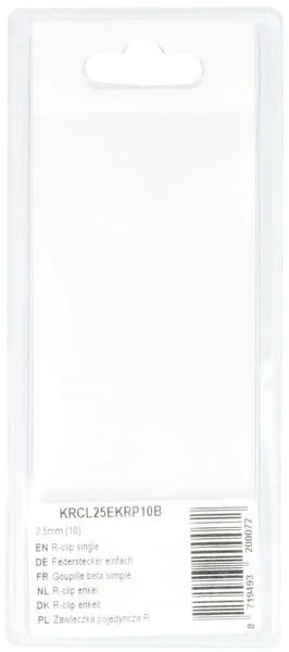 Kramp - KRCL25EKRP10B - R-Clip Single 2.5mm (10)