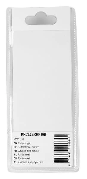 Kramp - KRCL2EKRP10B - R-Clip Single 2mm (10)