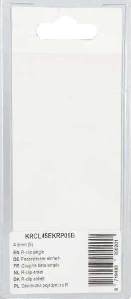 Kramp - KRCL45EKRP06B - R-Clip Single 4.5mm (6)