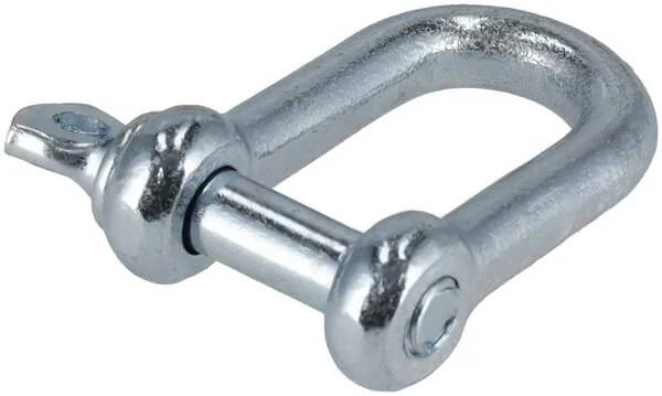 Kramp - KRDS08P02B - D-Shackle Diameter 8mm x 32mm, (2)