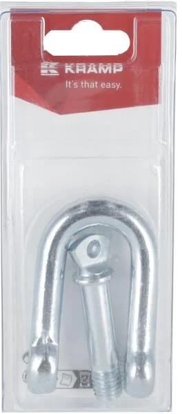 Kramp - KRDS12P01B - D-Shackle Diameter 12mm x 50mm, (1)