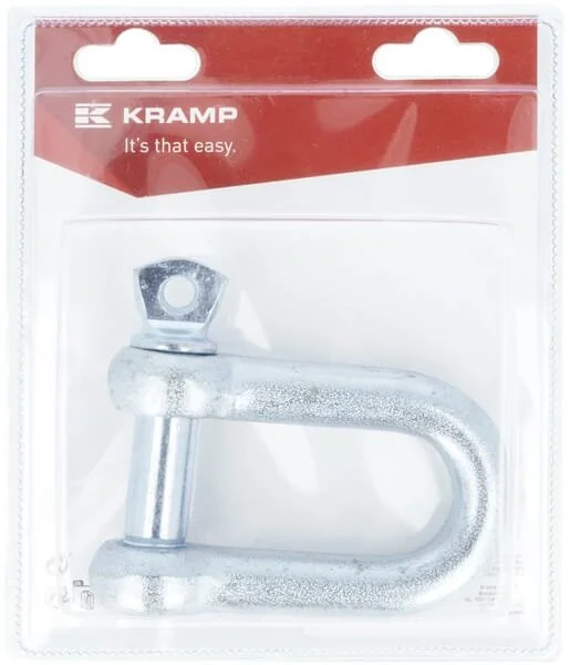 Kramp - KRDS16P01B - D-Shackle Diameter 16mm x 64mm, (1)