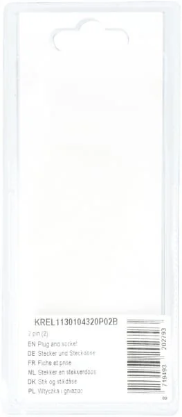 Kramp - KREL1130104320P02B - Plug And Socket 2 Pin (2)