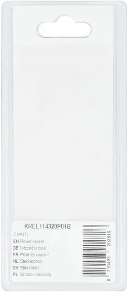Kramp - KREL114320P01B - Power Socket 2 Pin (1)