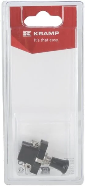 Kramp - KREL230010P01B - Pull Switch 12/24V 20A - Diameter 14x48mm (1)