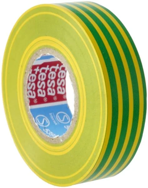 Kramp - KREM204016P01B - Insulation Tape Yellow/Green 19mm x 20m (1)