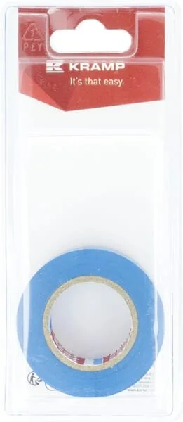Kramp - KREM20402P01B - Insulation Tape Blue 15mm x 10m (1)