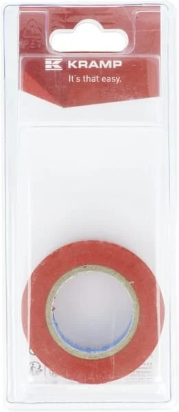 Kramp - KREM20404P01B - Insulation Tape Red 15mm x 10m (1)