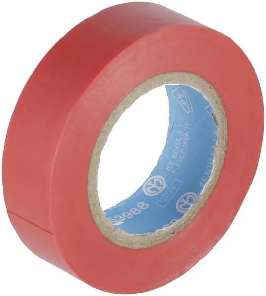 Kramp - KREM20404P01B - Insulation Tape Red 15mm x 10m (1)