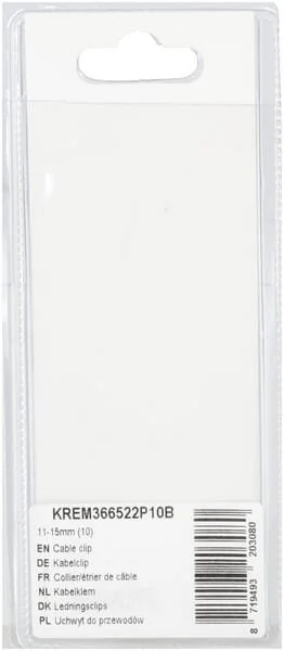 Kramp - KREM366522P10B - Cable Clip 11-15mm (10)