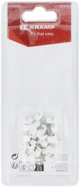 Kramp - KREM366524P25B - Cable Clip 2.75-4mm (25)