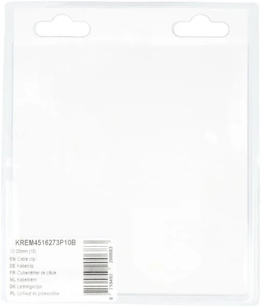 Kramp - KREM4516273P10B - Cable Clip 12-20mm (10)