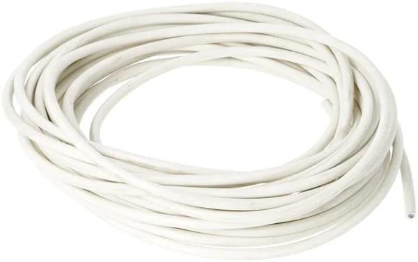Kramp - KREM4532014P10B - Electrical Cable White 2x0.75mm², 10m (1)