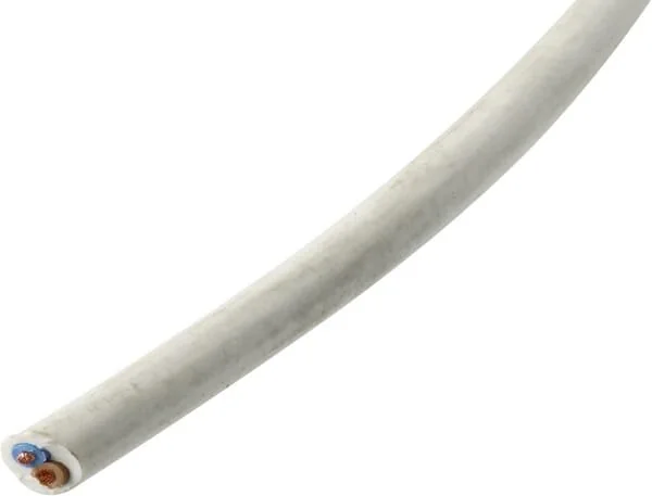 Kramp - KREM4532014P10B - Electrical Cable White 2x0.75mm², 10m (1)