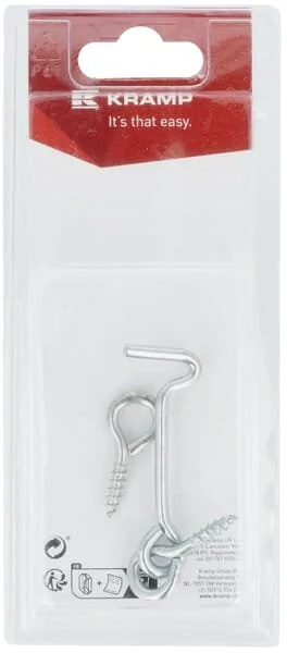 Kramp - KRGH060P01B - Gate Hook 60mm - (1)