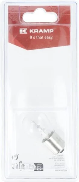 Kramp - KRGL1212P01B - Bulb 12V x 18W, BA15s (1)