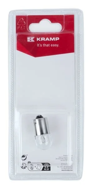 Kramp - KRGL1216P01B - Bulb 12V x 10W, BA15s (1)