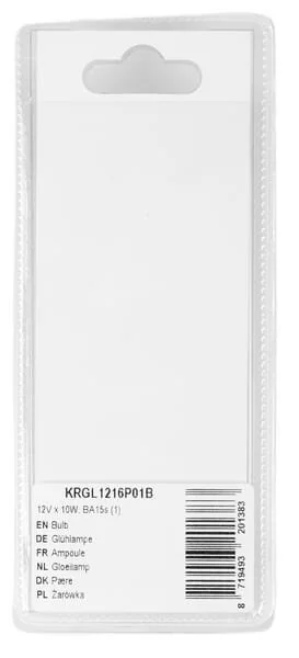 Kramp - KRGL1216P01B - Bulb 12V x 10W, BA15s (1)