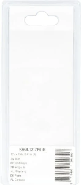 Kramp - KRGL1217P01B - Bulb 12V x 15W, BA15s (1)