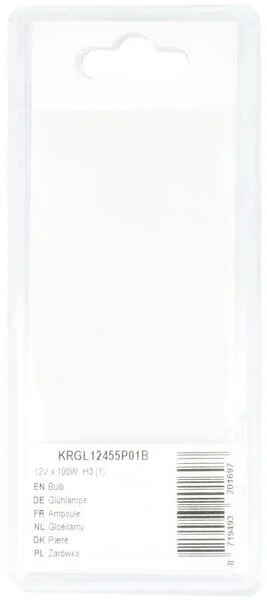 Kramp - KRGL12455P01B - Bulb 12V x 100W, H3 (1)
