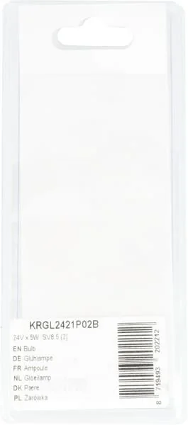 Kramp - KRGL2421P02B - Bulb 24V x 5W, SV8.5 (2)