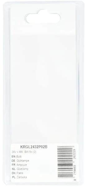 Kramp - KRGL2432P02B - Bulb 24V x 4W, BA15s (2)