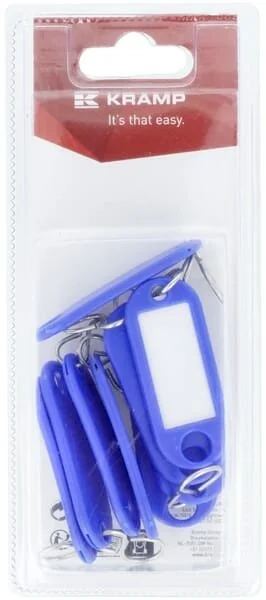 Kramp - KRHG1000BLP10B - Key Ring Blue (10)