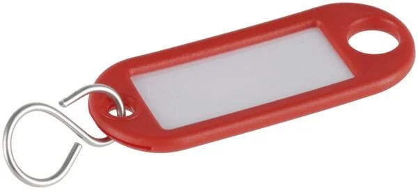 Kramp - KRHG1000ROP10B - Key Ring Red (10)