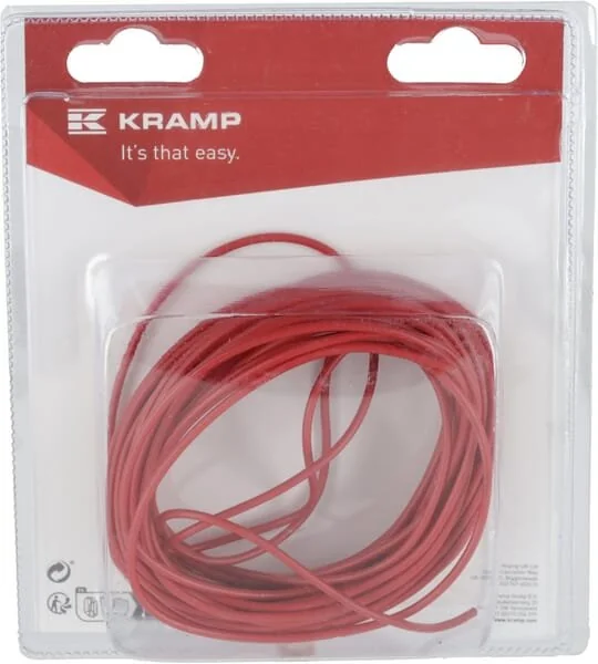 Kramp - KRKA1074P10B - Electrical Cable Red 1x0.75mm², 10m (1)