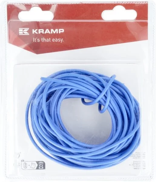 Kramp - KRKA1150P10B - Electrical Cable Blue 1x1.5mm², 10m (1)