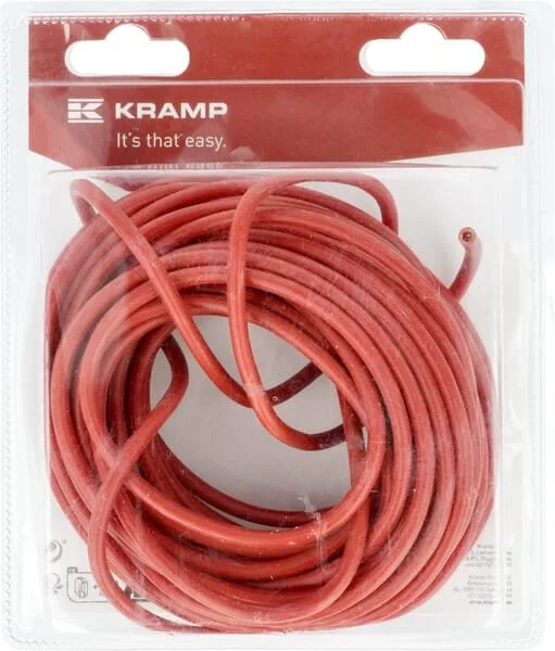 Kramp - KRKA1404P10B - Electrical Cable Red 1x4.0mm², 10m (1)