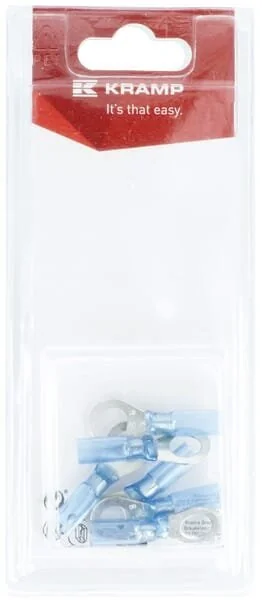Kramp - KRKK2015258P06B - Ring Terminal, Blue - 1.5-2.5mm² (6)