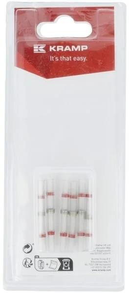 Kramp - KRKSK300515P06B - Heat Shrink Solder Sleeve Red - 0.5-1.0mm² (6)