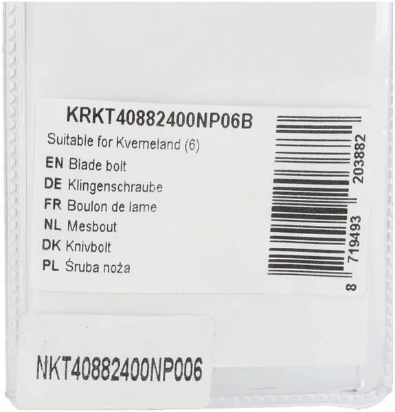 Kramp - KRKT40882400NP06B - Blade Bolt 6