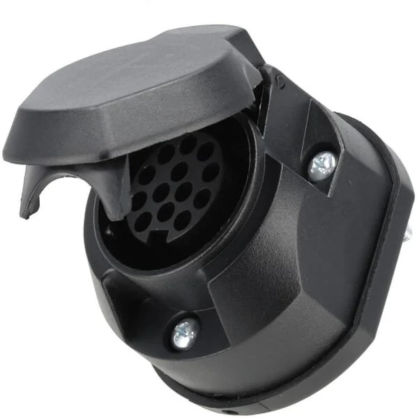 Kramp - KRLA403010P01B - Trailer Pin Socket Plastic 13 Pin (1)