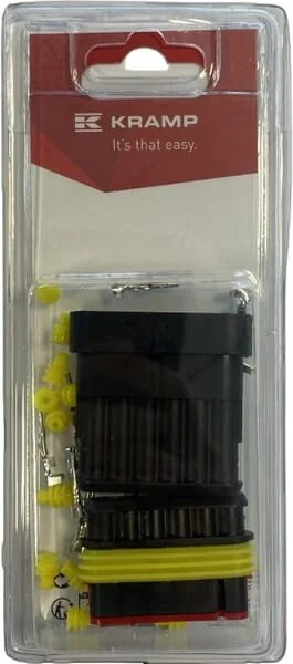 Kramp - KRLA890PAIR6P01B - Plug And Socket Set Superseal 6 Pin (1)