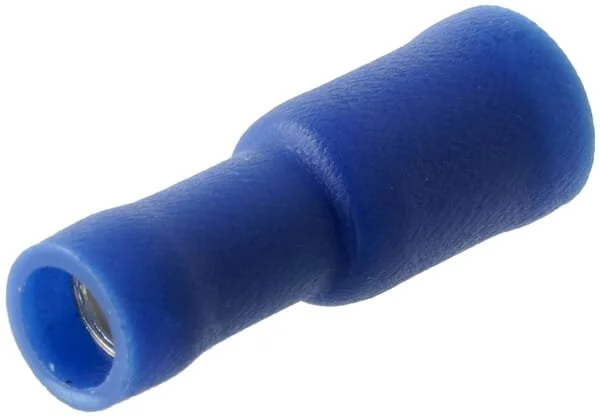 Kramp - KRLA9030P06B - Bullet Connector Female, Blue - 1.5-2.5mm² (6)