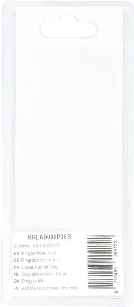 Kramp - KRLA9080P06B - Ring Terminal, Yellow - 4.0-6.0mm² (6)