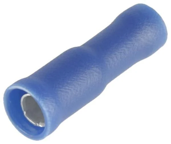 Kramp - KRLA9330P06B - Bullet Connector Female, Blue - 1.5-2.5mm² (6)