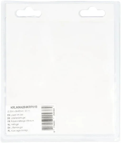 Kramp - KRLA964284KRP01B - Lower Link Ball Diameter 28.4x64-45mm, 3/2 (1)