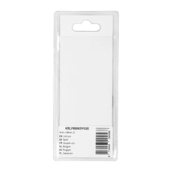 Kramp - KRLP868KRP02B - Wire Lock Pin 8mm x 68mm (2)
