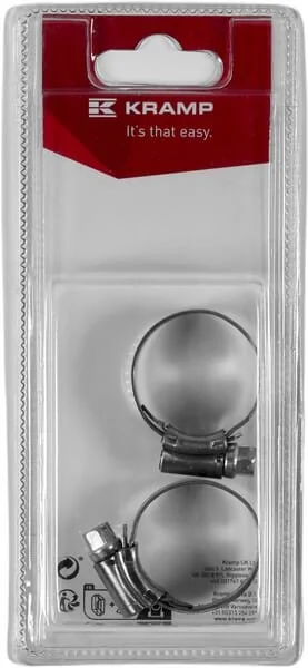 Kramp - KRRVS1928P02B - Hose Clamp Stainless Steel 19mm - 28mm (2)