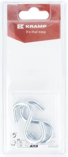 Kramp - KRSH05P02B - S-Hook 5x49.5mm (2)