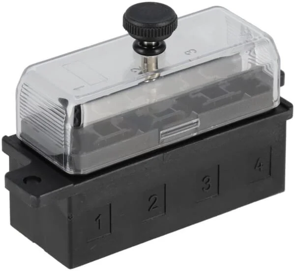 Kramp - KRSI150100P01B - Fuse Holder 55x35mm - 4 Pole, Blade (1)