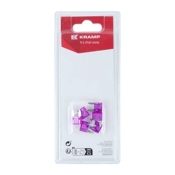 Kramp - KRSI20261P06B - Fuse 3A x 16.3mm, Mini (6)